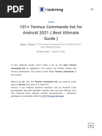 101+ Termux Commands List For Android 2021 (Best Ultimate Guide