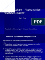 Investasi Saham Akuntansi Dan Pelaporan