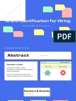 SCITECH - AI and Gamification For Hiring REPORT