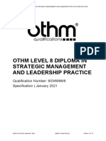 OTHM Level 8 Diploma in Strategic Management and Leadership Practice Spec 2021 01