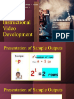 Instructional Video Development Using MS PowerPoint