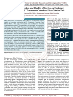 Influence of Location and Quality of Service On Customer Satisfaction at PT. Transmart Carrefour Plaza Medan Fair