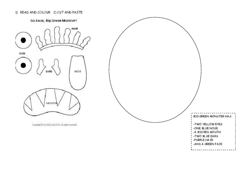 Big Green Monster Activity Guide | PDF