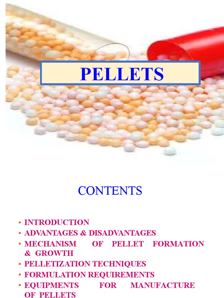 Overview of Pelletization in Pharmacy | PDF | Tablet (Pharmacy) | Extrusion
