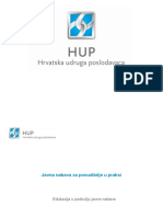 HUP - Prezentacija Javna Nabava Za Ponuditelje U Praksi