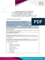 Guia de Actividades y Rúbrica de Evaluación - Unidad 2 - Fase 3 - Delimitación Objeto de Estudio y Recolección de Información