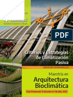 Maestria Arquitectura Bioclimática junio 2022