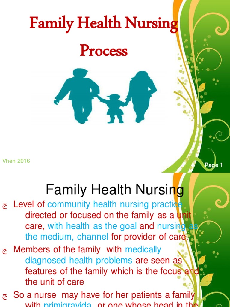 Family Health Nursing Process PDF Nursing Family
