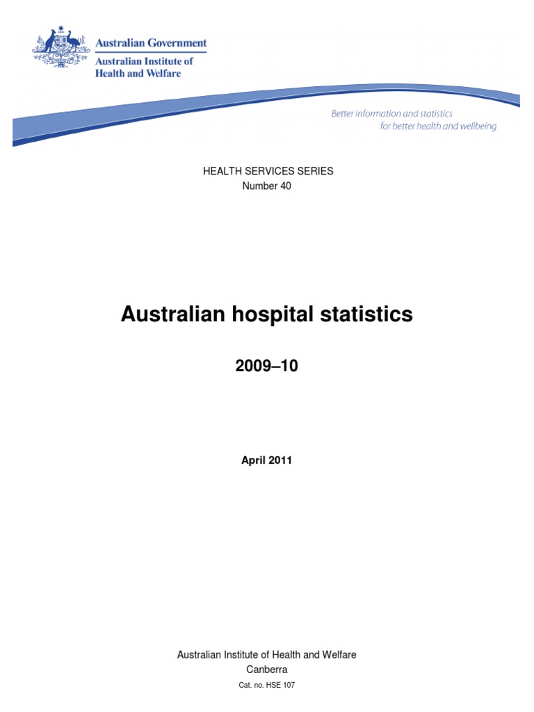 Hospital Statistics PDF Patient Health Care