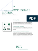 The Growth Share Matrix: at A Glance