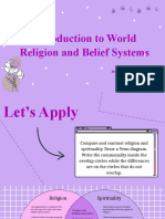 Introduction To World Religion and Belief Systems: Pepit, Mary Jeanel M. 11-Humss B