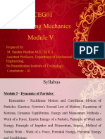 Engineering Mechanics Unit 5