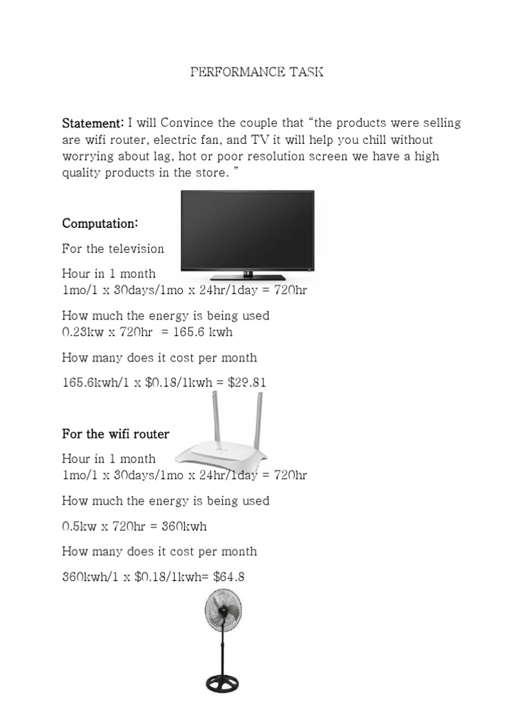 Performance Task | PDF