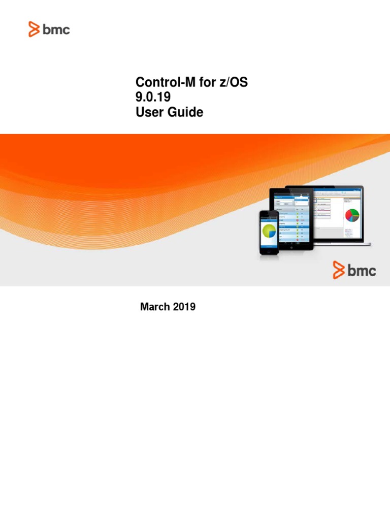BMC ControlM For ZOS 9.0.19 User Guide PDF Bracket Computer Keyboard