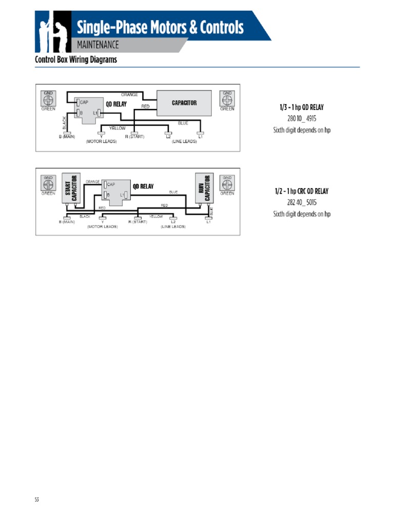 Franklin Electric Control Box - Wiring Diagrams - 210630 - 141536 | PDF