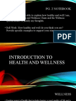 ppt 1 intro to health and wellness