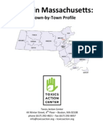 Toxics in Massachusetts: A Town-By-Town Profile