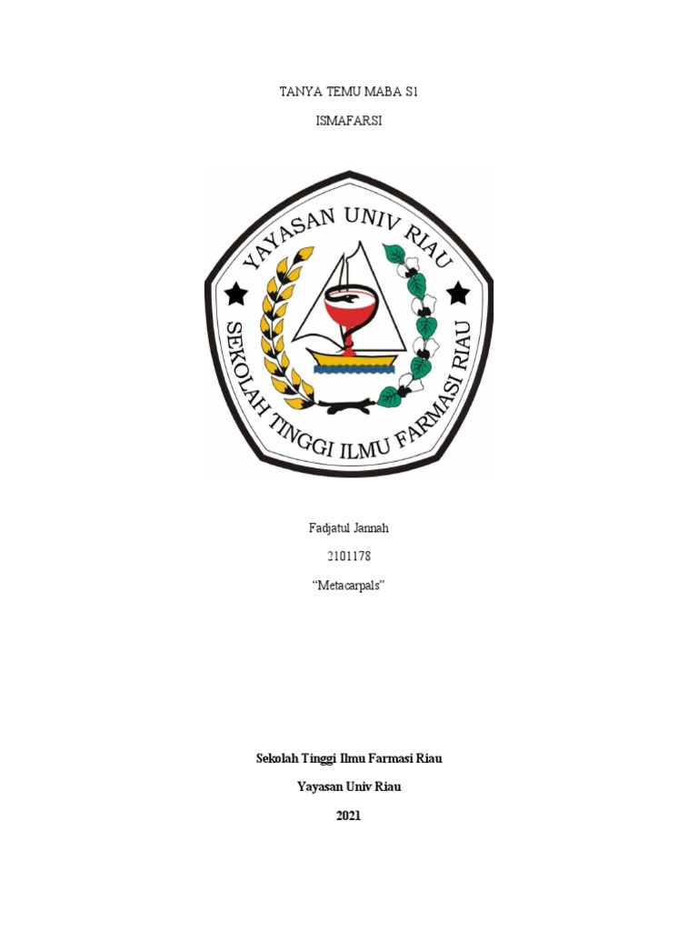 Organisasi Mahasiswa Farmasi di Riau | PDF