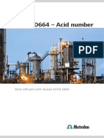 More Efficient Acid Number Determination with Revised ASTM D664