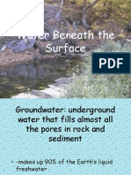 Groundwater and Erosion