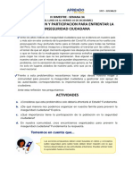 Organización y Participacion para Enfrentar La Inseguridad Ciudadana