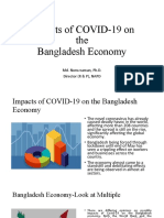 Impacts of COVID-19 On The Bangladesh Economy: Md. Nuruzzaman, Ph.D. Director (R & P), NAPD