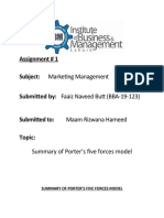 Assignment # 1 Subject: Marketing Management Submitted By: Faaiz Naveed Butt (BBA-19-123) Submitted To: Maam Rizwana Hameed Topic
