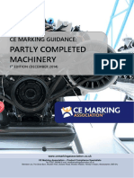 Partly Completed Machinery: Ce Marking Guidance