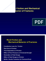 2.3. Rock Friction and Mechanical Behavior of Fractures