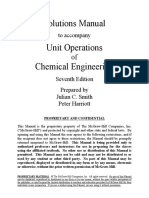 Warren McCabe, Julian Smith, Peter Harriott - Unit Operations of Chemical Engineering, 7th Edition, Solutions Manual On