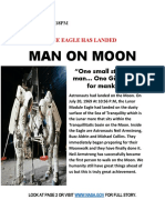 Man On Moon: "One Small Step For A Man One Giant Leap For Mankind