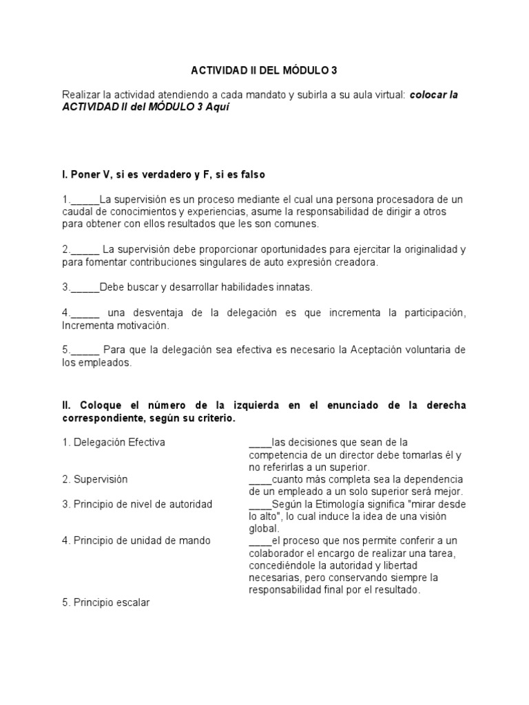 Actividad Ii Del Módulo Iii Pdf