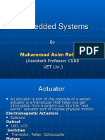 Embedded Systems Actuators and Motors