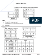 Bankers Algorithm: Resource Type