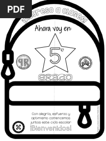 5° Lapbook Regreso Clases