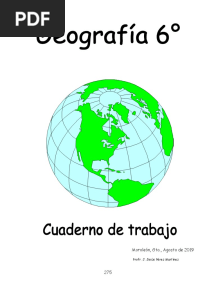 5 Geografía 6° 2019-2020