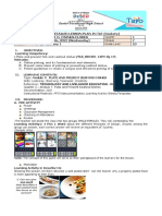 Semi-Detailed Lesson Plan in Tle (Cookery) Mhaylani O. Otanes-Flores 1 February 16, 2022 (Wednesday) 7 TLE-Cookery 1 10