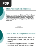 Risk Assessment Process Nist 80030 7383