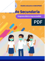 Programa Básico Imprescindible Quinto Grado Primaria.