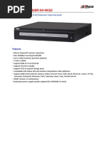 DH-NVR608/608R-64-4KS2: 64 Channel Super 4K H.265 Network Video Recorder