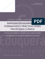 Guía para empezar como psicólogo clínico con claridad y herramientas