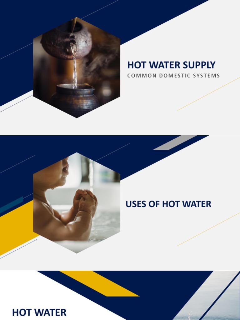 Hot Water Supply Systems Overview | PDF | Water Heating | Manufactured ...