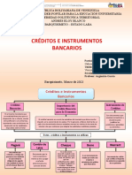 Mapa Conceptual de Créditos e Instrumentos Bancarios