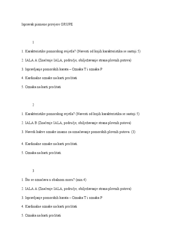 IALA Sustav | PDF