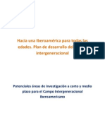 Potenciales Áreas de Investigación Del Campo Intergeneracional en Iberoamérica