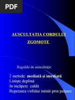 ascultatia cordului zgomote, și sufluri