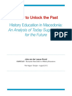 Leeuw-Roord, V, D, J. - A Key To Unlock The Past, History Education in Macedonia Analysis of Today, Suggestions For The Future (2012)
