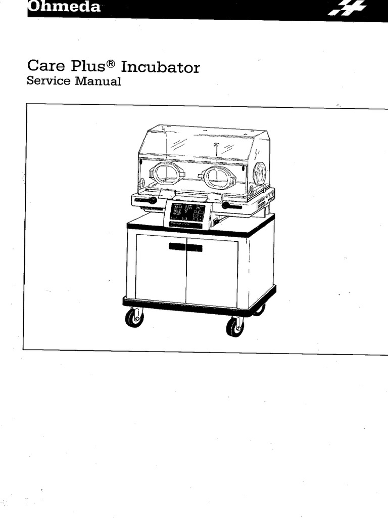 Datex Ohmeda Care Plus Incubator Service Manual PDF