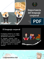 Importancia lenguaje corporal comunicación