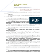 Dec. Lei 1.383/74 altera Lei 5.655/71 sobre reserva reversão energia